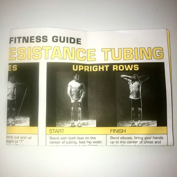 EVERLAST Pilates Resistance Tubing Set of 3 Bands + Exercise Fitness Guide - Picture 12 of 16